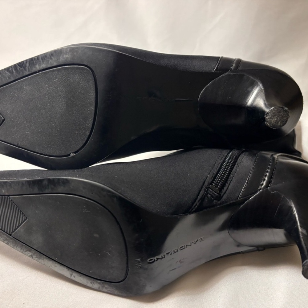 Bandolino Black Women's Lycra Comfort Boots with low heel - Picture 2 of 6